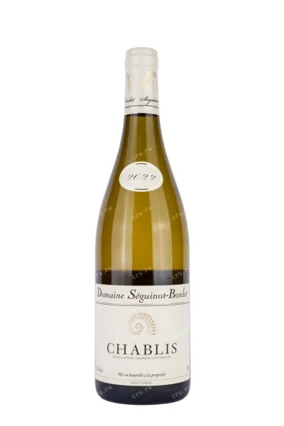 Вино Domaine Seguinot-Bordet Chablis 2022 0.75 л