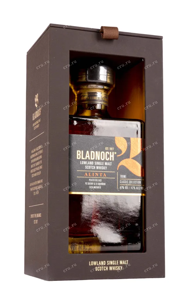 Подарочная коробка Bladnoch Alinta 3 years in gift box 0.7 л