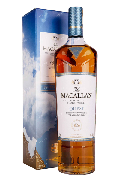 Виски Macallan Quest in gift box  1 л