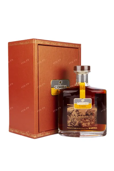 Коньяк Martell Cohiba gift box  Grande Champagne 0.7 л