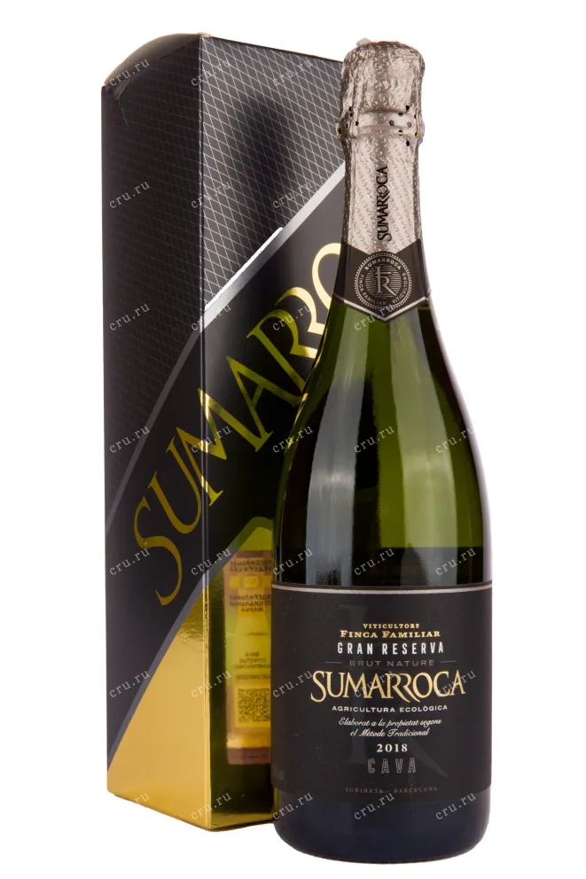 Игристое вино Bodegues Sumarroca Brut Nature Cava Gran Reserva with gift box 2019 0.75 л