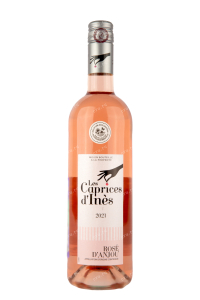 Вино Les Caves de la Loire Les Caprices d'Ines Rose d'Anjou 2021 0.75 л