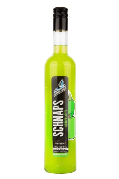 Шнапс Schnee Jager Green Apple  0.5 л