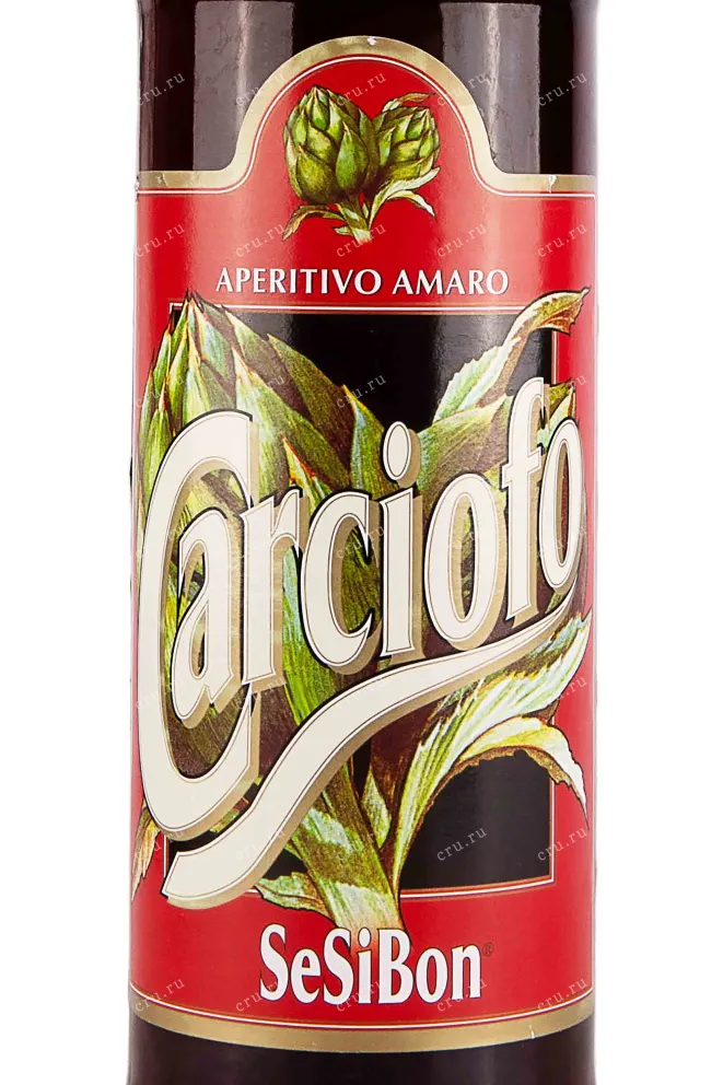 Этикетка Amaro Carciofo Sesibon 0.7 л