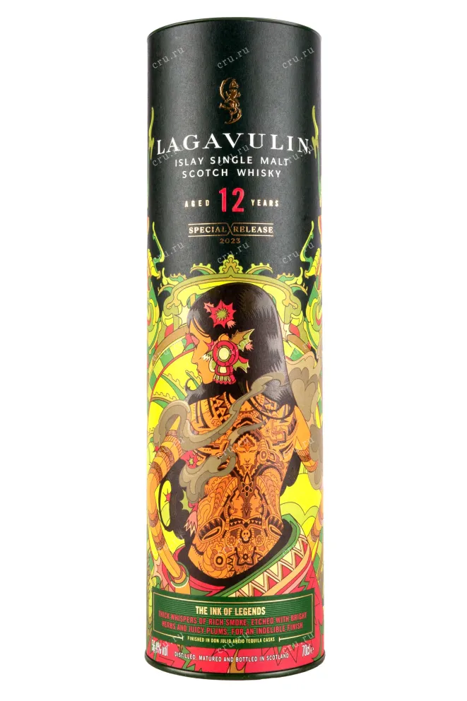 Туба Lagavulin The Ink of Legends 12 year old in tube 0.7 л