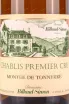 Этикетка Billaud-Simon Chablis Premier Cru Monte De Tonnerre 0.75 л