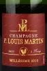 Этикетка Paul Louis Martin Millesime in gift box 2012 0.75 л