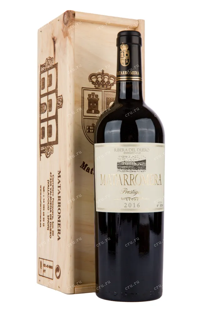 Вино Matarromera Prestigio Ribera del Duero with gift box 2016 0.75 л