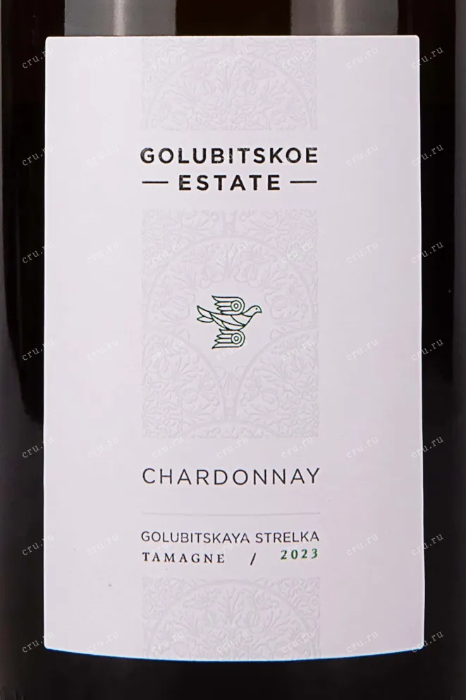 Этикетка Golubitskoe Estate Chardonnay 2023 0.75 л