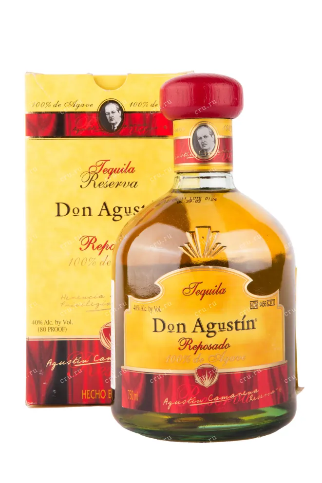 Текила La Cava de Don Agustin Reposado Reserva with gift box  0.75 л