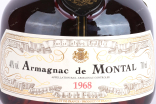 Этикетка Bas Armagnac de Montal, 1968, gift box 1968 0.7 л