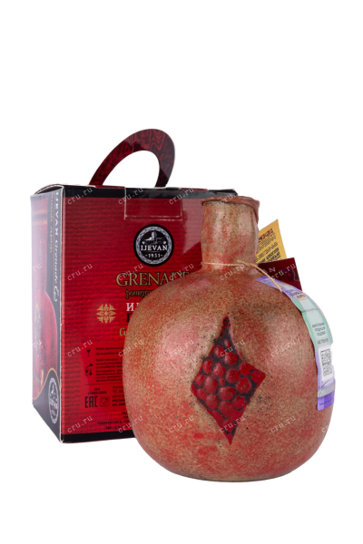 Вино Ijevan Grenade bottiglia di ceramica gift box 0.75 л