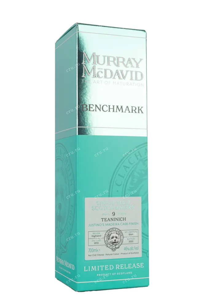 Подарочная коробка Murray McDavid Benchmark Teaninich 9 Years Old gift box 0.7 л