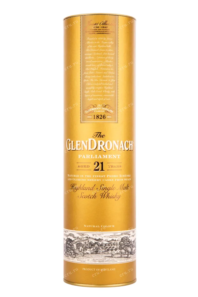 Виски Glendronach Parliament 21 years  0.7 л