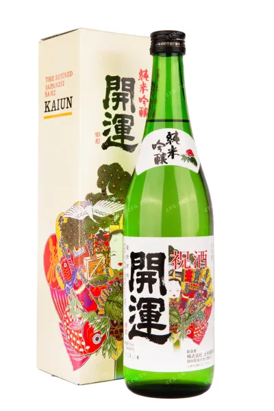 Саке Kaiun Tokusen Junmai Ginjo with gift box  0.72 л