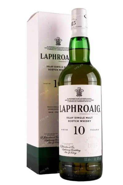 Виски Laphroaig 10 years old in gift box  0.7 л