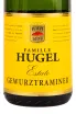 Этикетка вина Hugel Gewurztraminer Estate Alsace AOC 0.75 л
