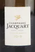 Этикетка Jacquart Blanc de Blancs Vintage gift box 2015 0.75 л