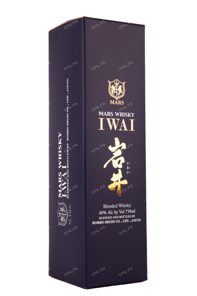 Подарочная коробка виски Иваи 3 года 0.75