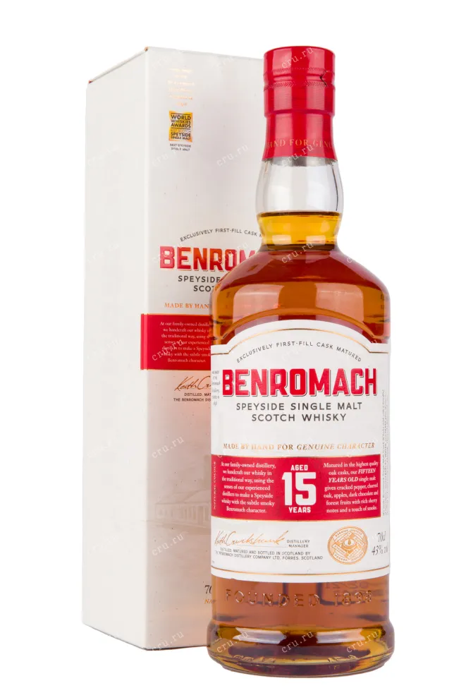 Виски Benromach 15 years  0.7 л