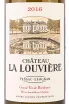 Этикетка Andre Lurton Chateau La Louviere 2016 0.75 л