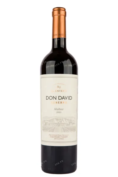 Вино Don David Malbec 2020 0.75 л