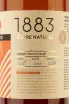 Этикетка Bullevie 1883 Naturel 0.5 л