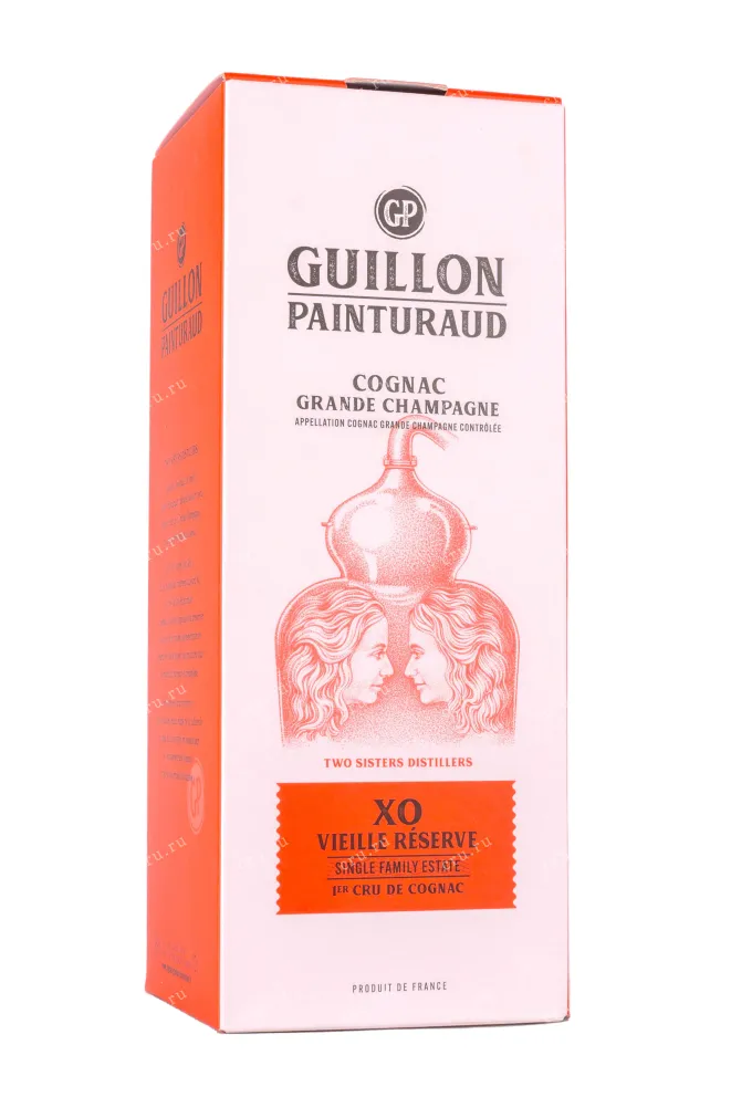 Подарочная коробка Guillon Painturaud XO Vielle Reserve 1er Cru de Cognac in gift box 0.7 л