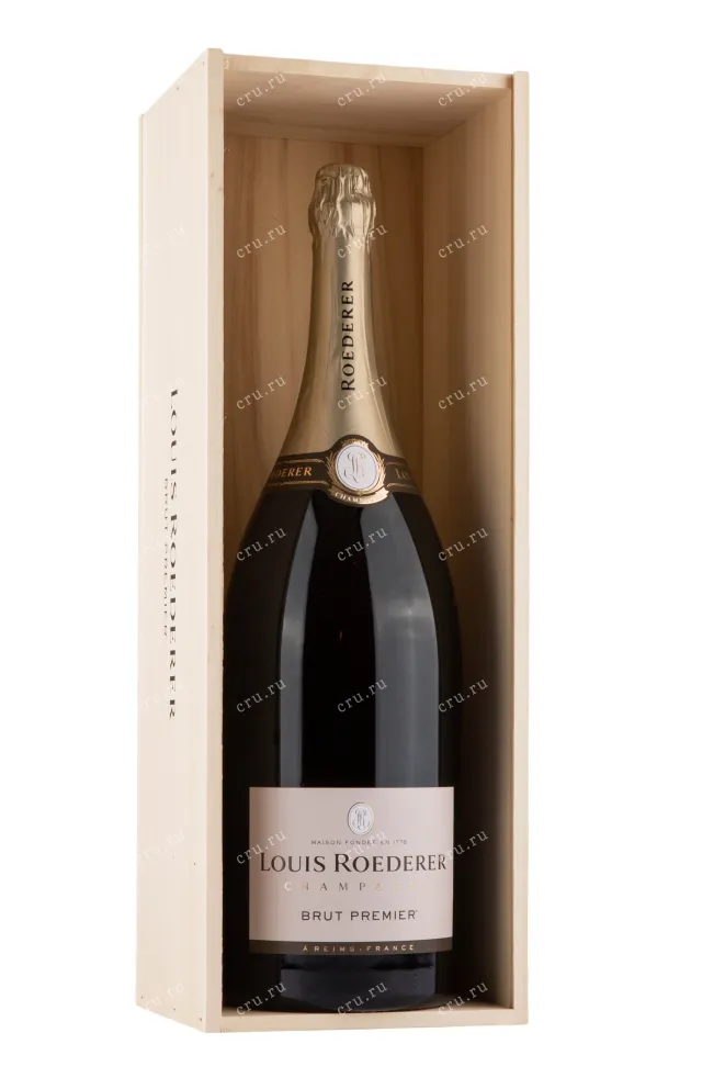 Подарочная коробка игристого вина Louis Roederer Brut Premier 6 л