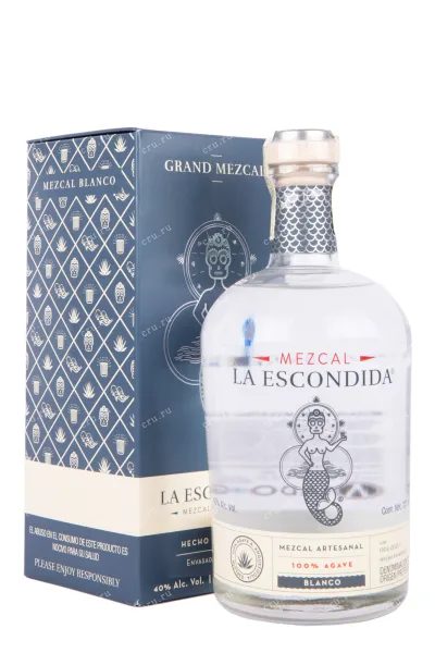 Мескаль Grand Mezcal La Escondida gift box  0.7 л