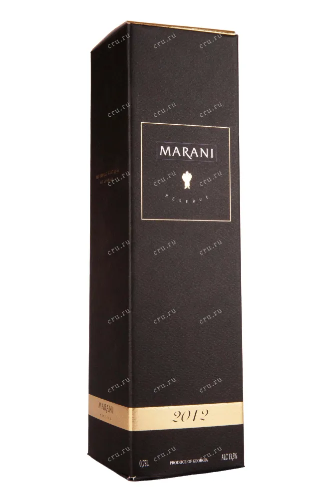 Подарочная упаковка Marani Reserve 2012 0.75 л