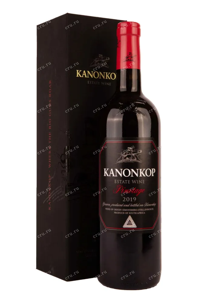 Вино Kanonkop Pinotage Black Label gift box 2019 0.75 л