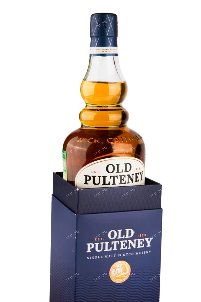 Виски Old Pulteney 18 Years Old with gift box  0.7 л