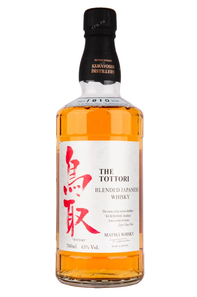 Бутылка виски The Tottori Blended Malt 0.7