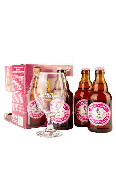 Пиво Blanche de Bruxelles Rosee Giftset   0.33 л