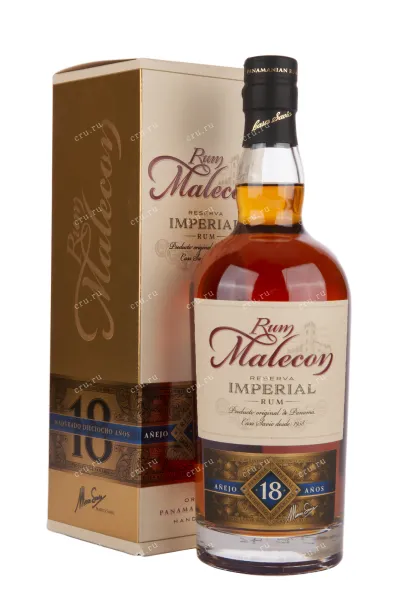 Ром Malecon Reserva Imperial 18 years gift box  0.7 л