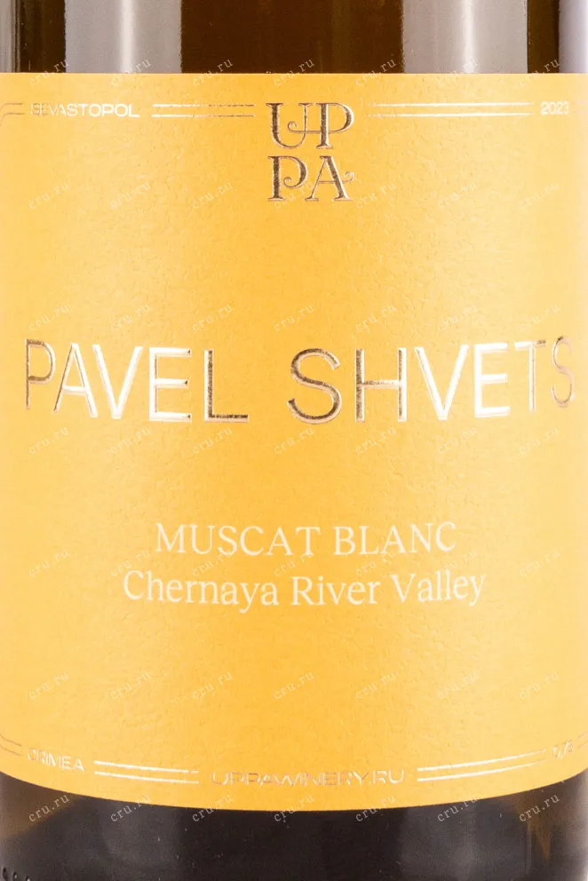 Этикетка Pavel Shvets Muscat Blanc  2023 0.75 л