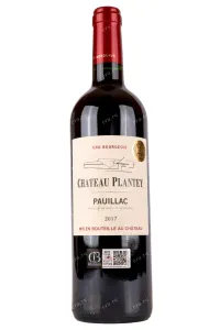 Вино Chateau Plantey Pauillac Cru Bourgeois 2017 0.75 л