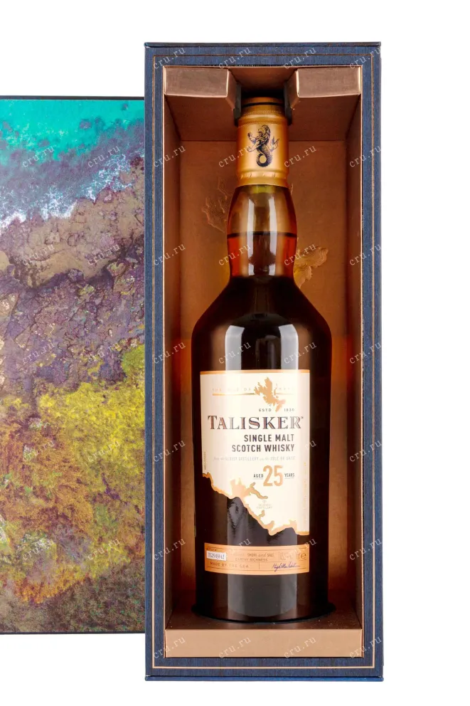 В подарочной коробке Talisker 25 years gift box 0.7 л