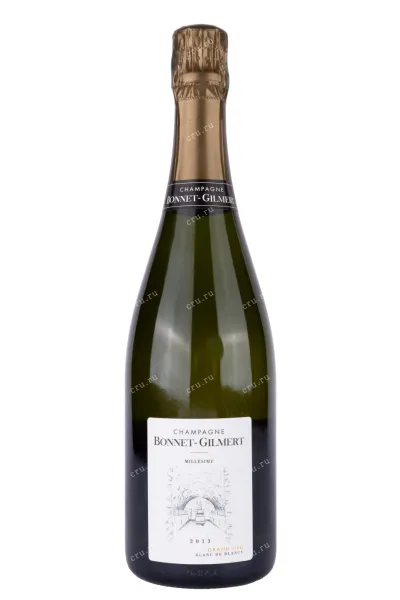 Шампанское Bonnet-Gilmert Millesime Grand Cru Blanc de Blancs 2013 0.75 л