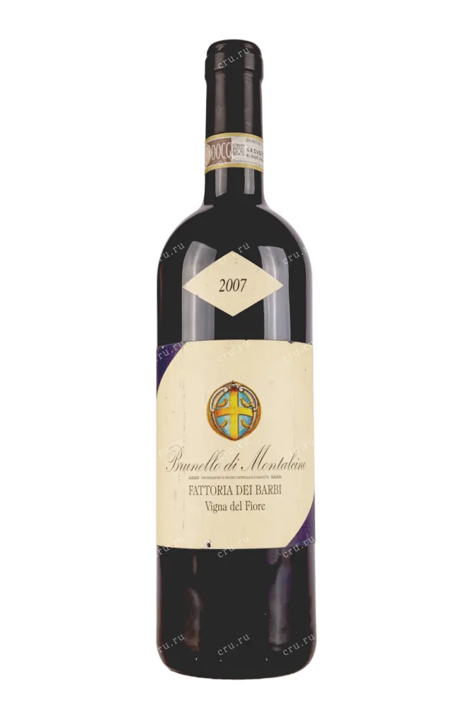 Вино Fattoria dei Barbi  Brunello di Montalcino Vigna del Fiore 2007 0.75 л