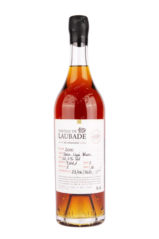 Арманьяк Chateau de Laubade Cask Strength 2000 0.7 л