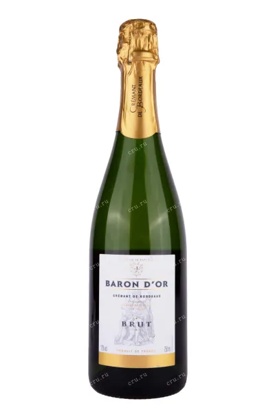 Игристое вино Baron d'Or Cremant de Bordeaux 2019 0.75 л