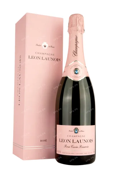 Шампанское Leon Launois Cuvee Reserve Brut Rose 2020 0.75 л