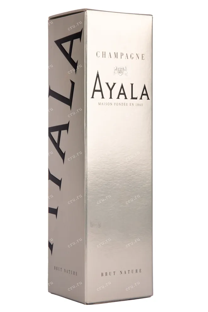 Подарочная коробка игристого вина Ayala Brut Nature 0.75 л