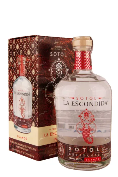 Мескаль Grand Mezcal La Escondida Sotol gift box  0.7 л