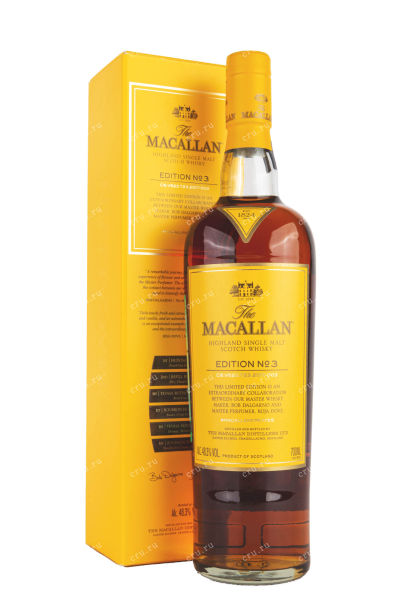Виски The Macallan Edition №3 gift box  0.7 л