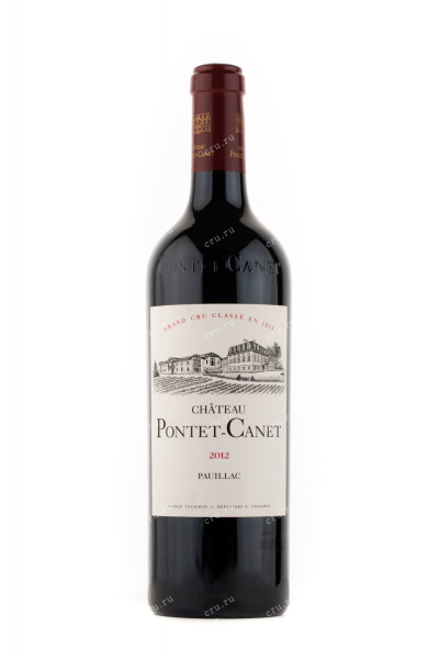 Вино Chateau Pontet-Canet Grand Cru Classe Pauillac AOC 2012 0.75 л