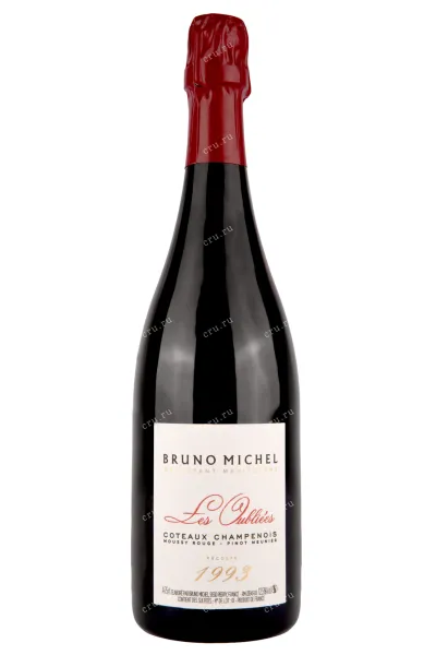 Вино Bruno Michel Coteaux Champenois Les Oubliees Moussy Rouge 1993 0.75 л