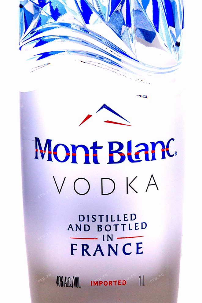 Этикетка Mont Blanc in tube 1 л